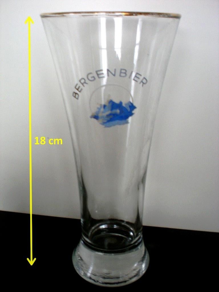 BERGENBIER  (18 cm), Collections, Enlèvement ou Envoi, Comme neuf, Verre ou Verres