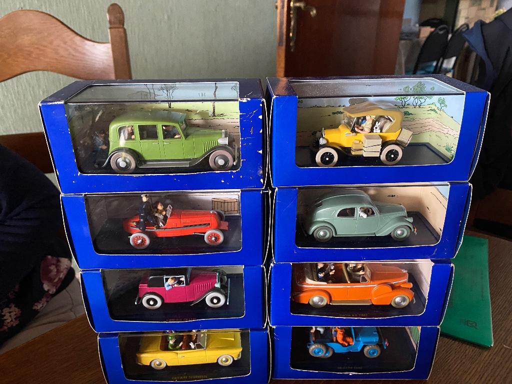 Verzameling kuifje, Ophalen