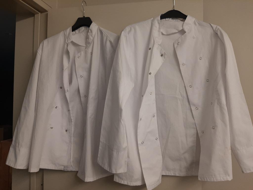 2X Koksvest /koksbuis + petje / haarnetje, Ophalen, Zo goed als nieuw