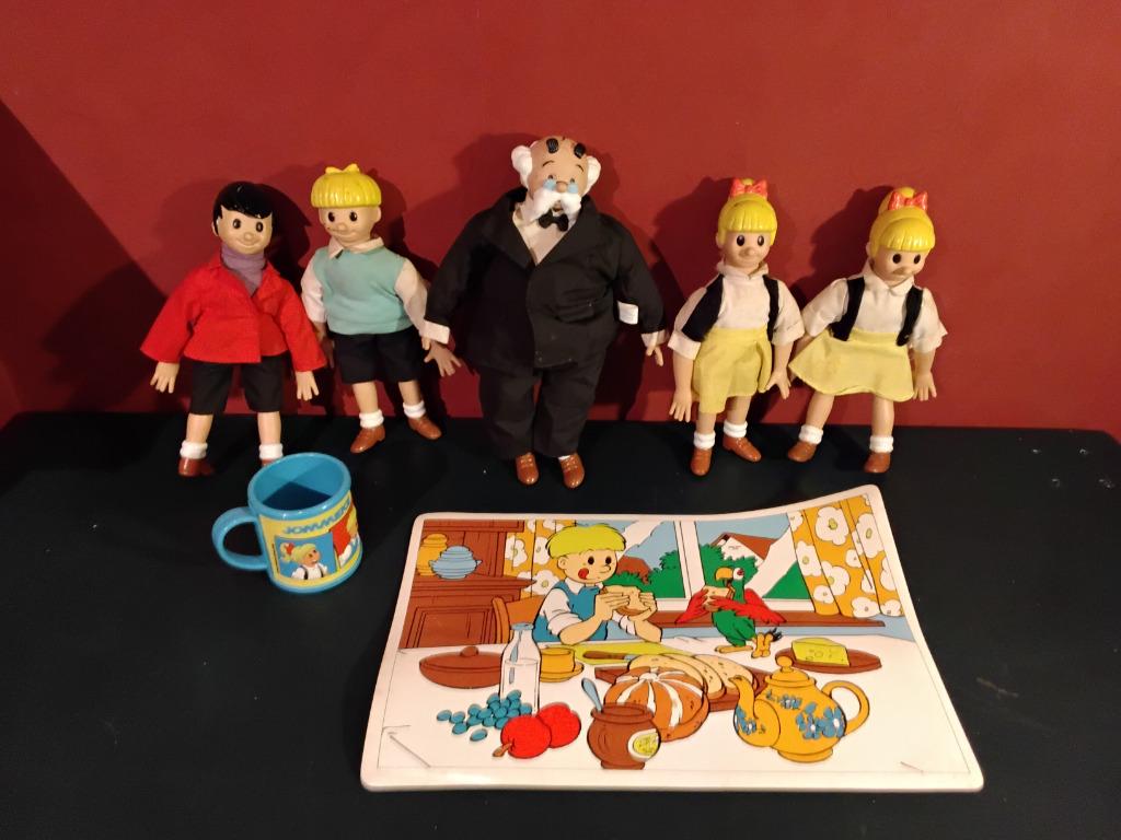 Jommeke poppen, placemat, tas, Ophalen, Zo goed als nieuw, Jef Nys