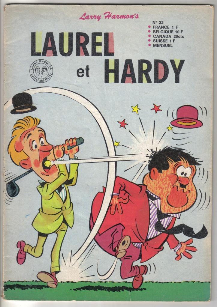 Stripboek "LAUREL en HARDY" nr. 22 Larry Harmon's, Boeken, Ophalen of Verzenden, Zo goed als nieuw, Larry Hamon's