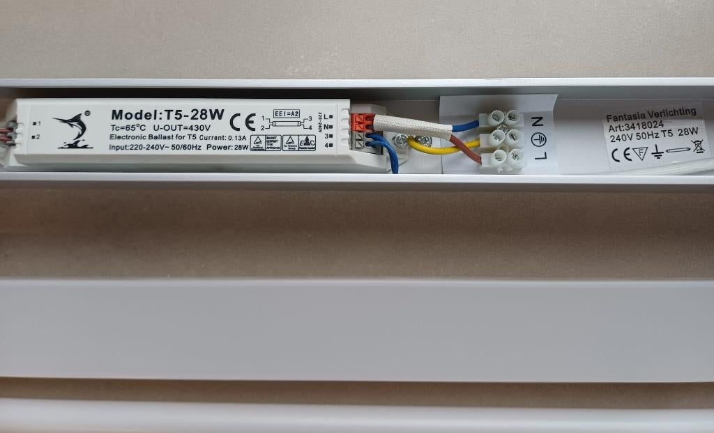 appareil d'éclairage, Enlèvement