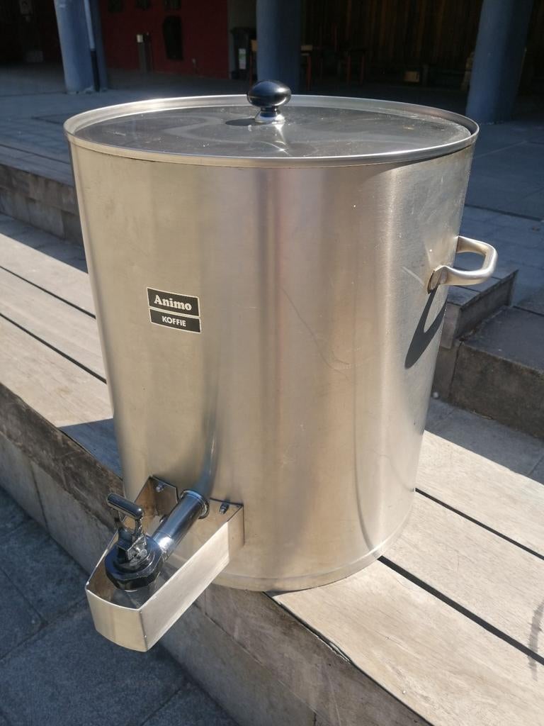 Inox geïsoleerde ketel 40 l  met tomlinson kraan, Ophalen of Verzenden, Gebruikt, Reinigen