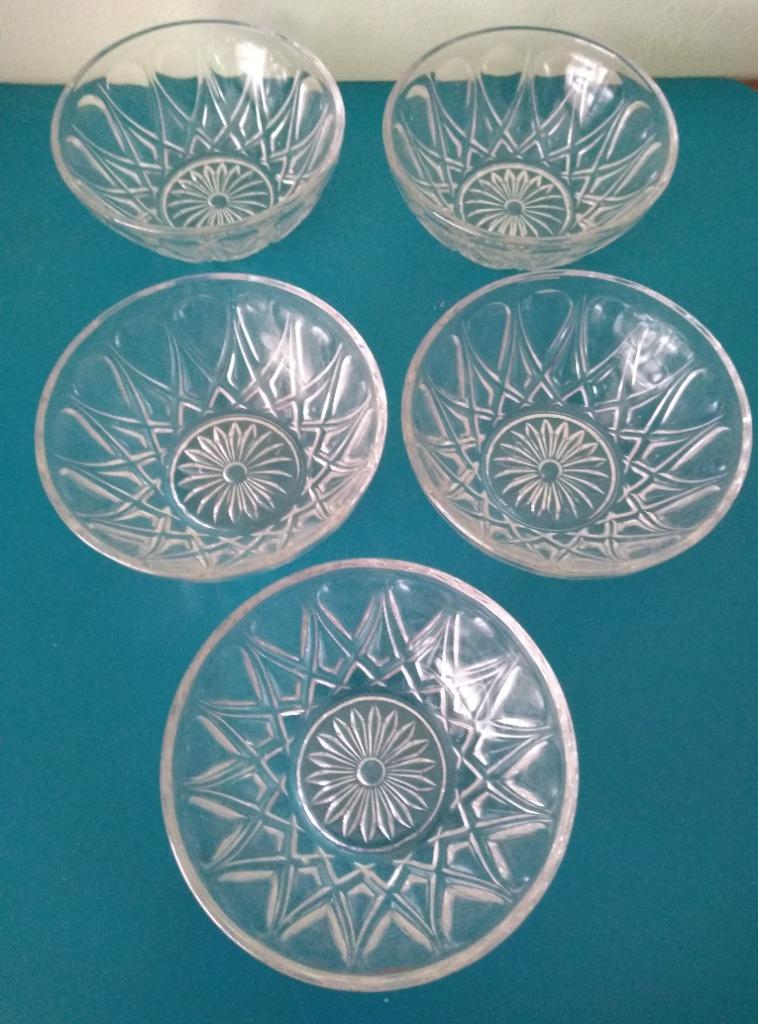 5 raviers en verre, Enlèvement ou Envoi, Verre