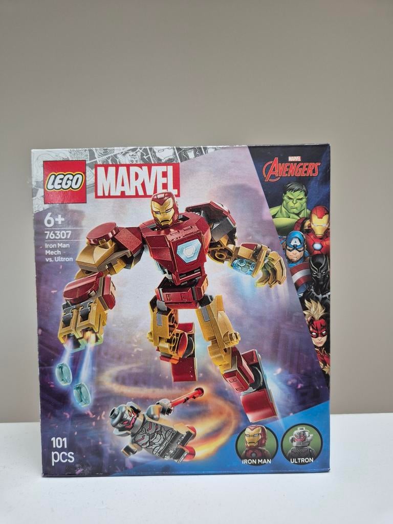 Lego Iron Man mech vs. Ultron 76307, Kinderen en Baby's, Ophalen, Zo goed als nieuw, Complete set, Lego