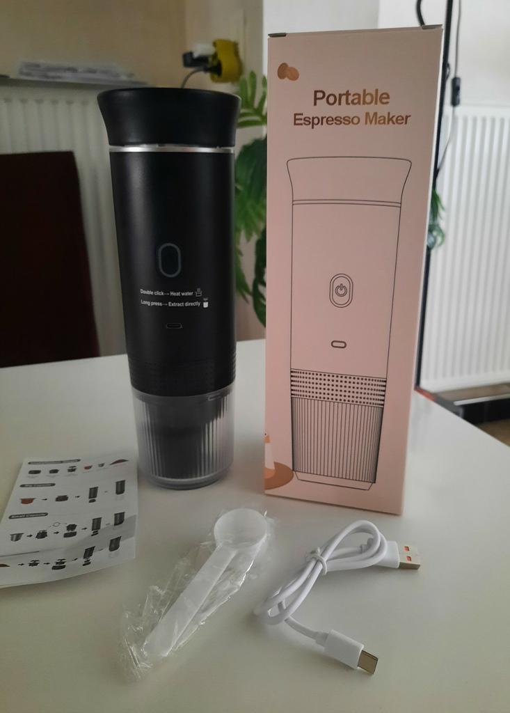 Machine à café portable, Electroménager, Cafetières, Neuf, Café moulu, Machine à espresso, 1 tasse, Enlèvement ou Envoi