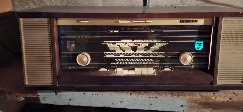 Oude Philips REVERBEO radio, Ophalen, Gebruikt, Radio