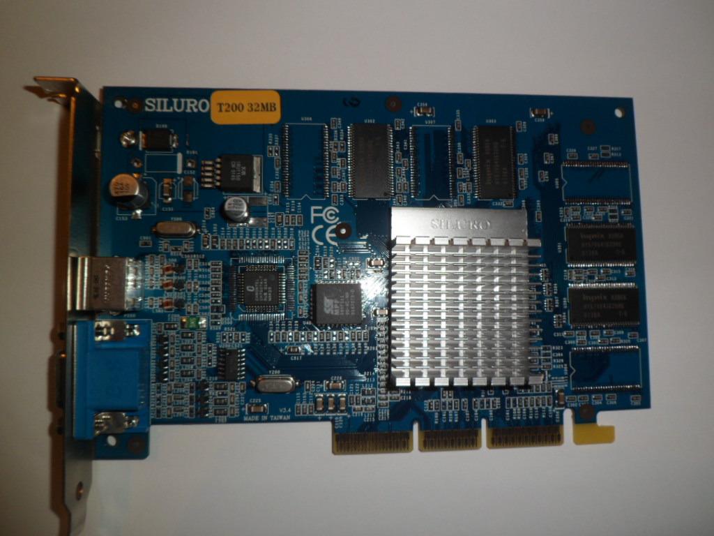 Carte vidéo Siluro T200 32 Mo GeForce2 AGP S-Video VGA, Informatique & Logiciels, Enlèvement ou Envoi, Utilisé, AGP, VGA
