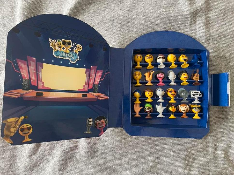 2022 Aldi emoji donkerblauw de muziekdoos compleet, Ophalen of Verzenden, Zo goed als nieuw, Speeldeck