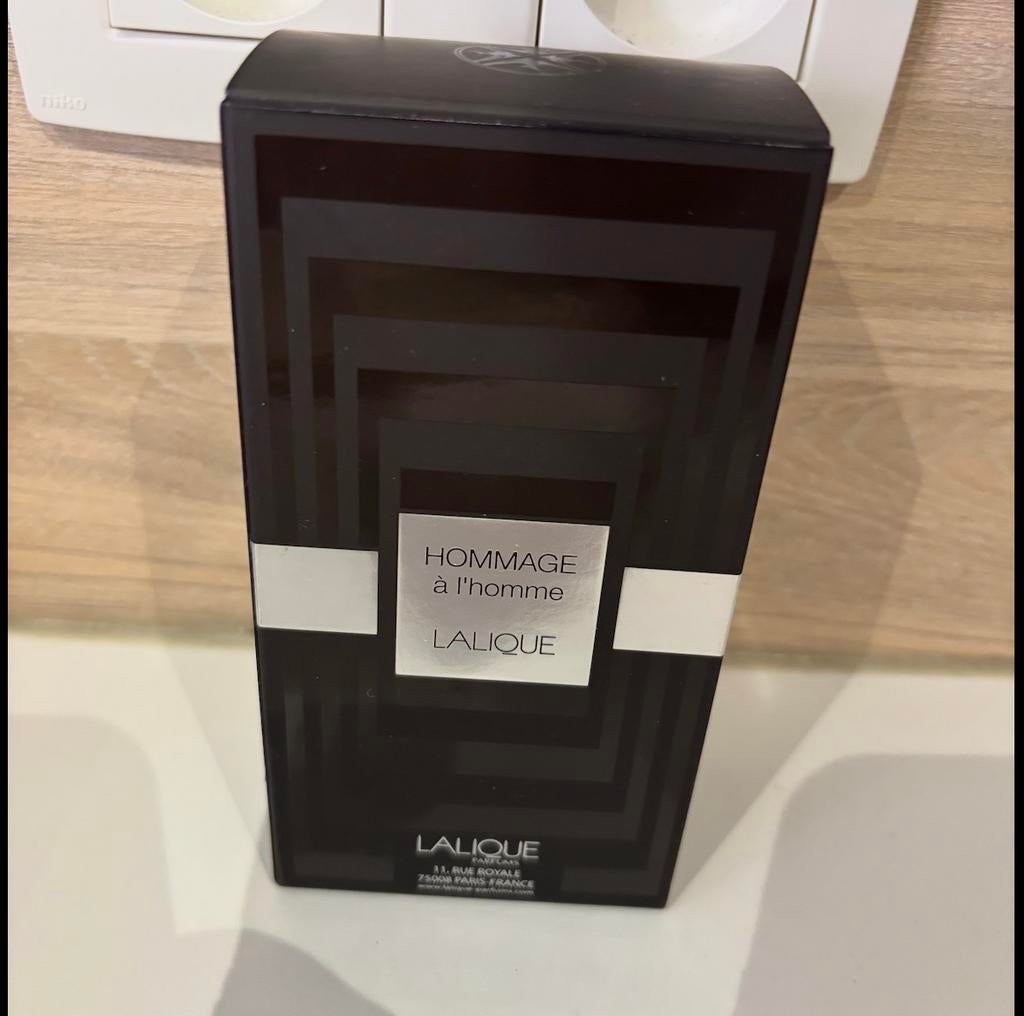 Lalique hommage à l'homme 100 ml, Enlèvement ou Envoi, Comme neuf