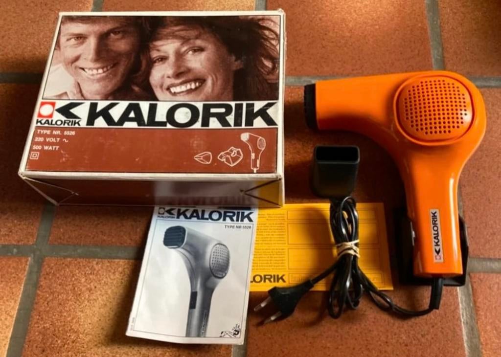 Retro Kalorik haar fuhn, Ophalen of Verzenden, Zo goed als nieuw, Haardroger