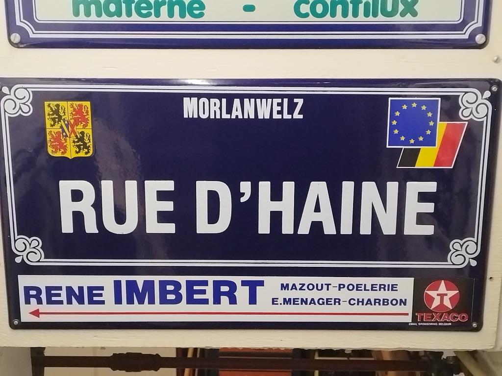 plaque émaillée, Enlèvement