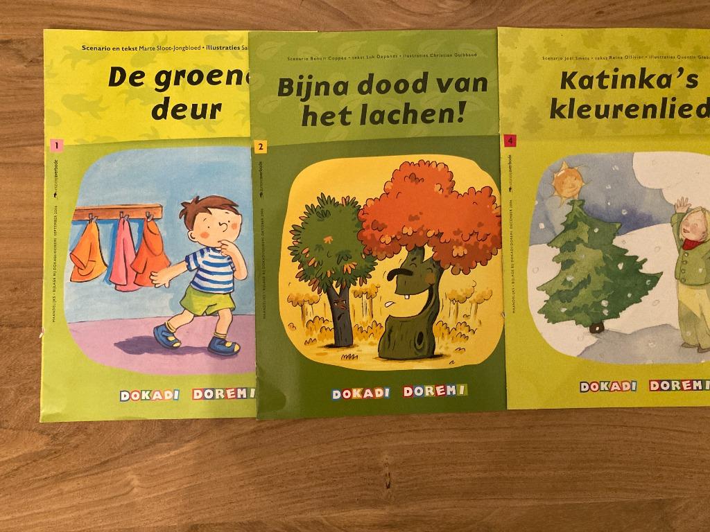 Set van 4 Dokadi-Doremi voorleesboeken - Uitgeverij Averbode, Ophalen of Verzenden, Gelezen