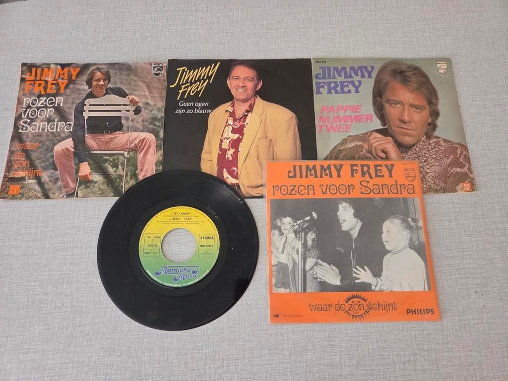 5 x Jimmy Frey, pakketprijs mogelijk, Ophalen of Verzenden, Zo goed als nieuw, Nederlandstalig, Single