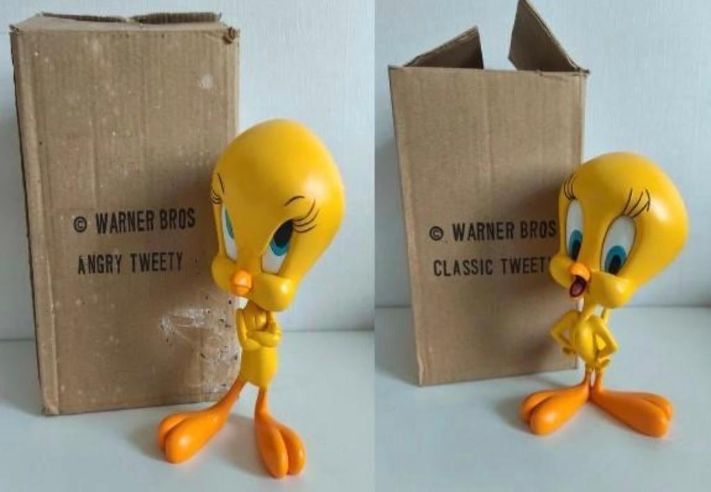Tweety Angry classique avec emballage d'origine, Enlèvement, Statue ou Figurine