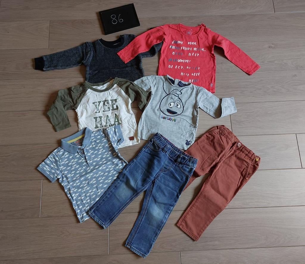 Bundel jongenskleding maat 86, Kinderen en Baby's, Kinderkleding | Kinder-kledingpakketten, Ophalen
