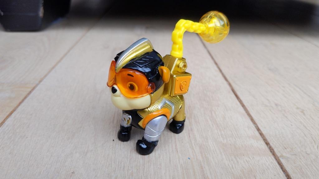 Paw patrol Mighty pups Rubble, Ophalen, Zo goed als nieuw
