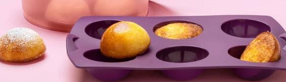 TUPPERWARE : FORME DE MOULE À PÂTISSERIE EN SILICONE, Enlèvement ou Envoi, Neuf, Bleu, Autres types