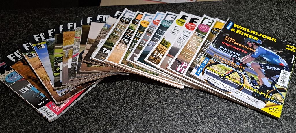 Fiets tijdschriften, Boeken, Tijdschriften en Kranten, Ophalen, Gelezen, Sport en Vrije tijd
