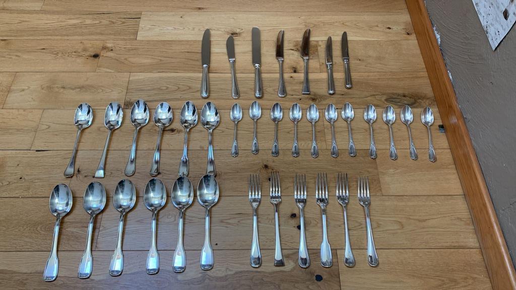 36 couverts en argent, Antiquités & Art, Enlèvement ou Envoi