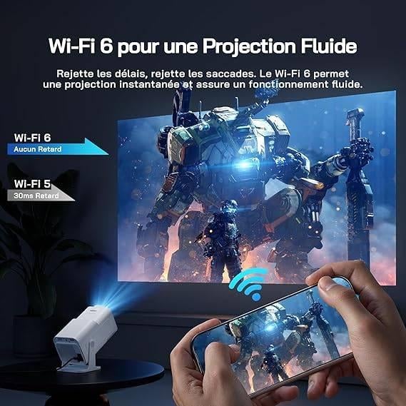 Vidéoprojecteur 4K | Beamer | LIVRAISON GRATUITE, Neuf, -, -, WOLFANG