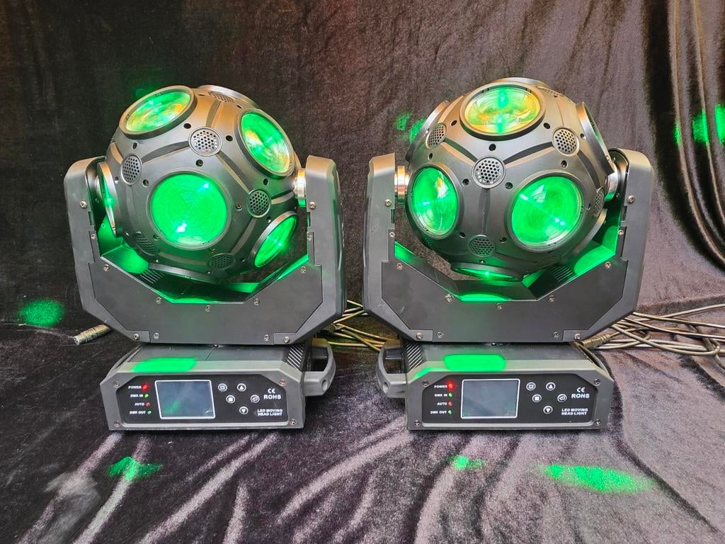 2 x Galaxy bal met meerdere LED's RGBW, Ophalen, Zo goed als nieuw