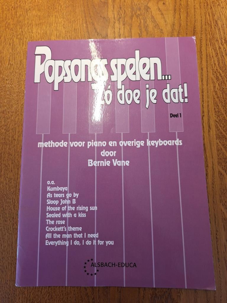 Popsongs spelen... zo doe je dat!, Enlèvement ou Envoi, Comme neuf