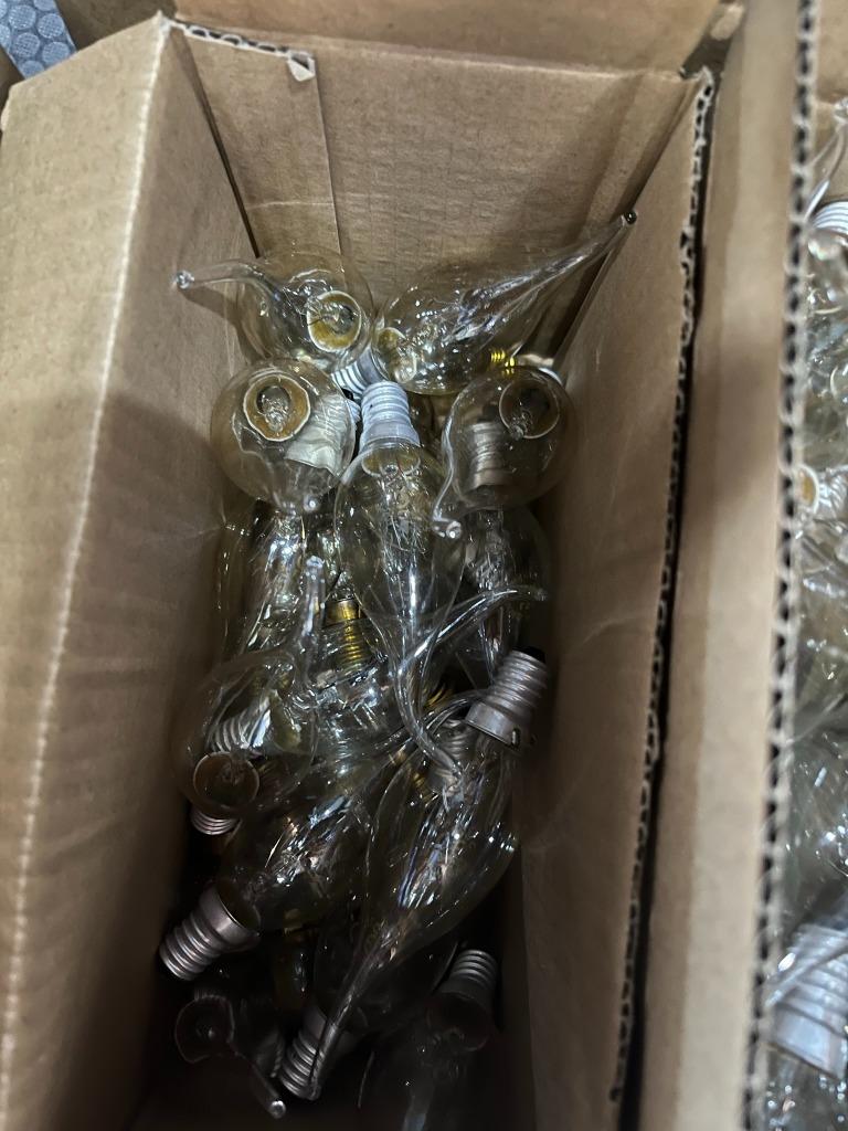 Lot kaarslampen en ovenlampen (+/- 220 stuks), Minder dan 30 watt, Overige typen, E14 (klein), Ophalen of Verzenden