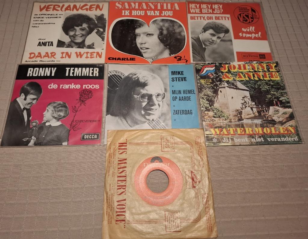 5 Nederlandstalige singles, Gebruikt, 7 inch, Single, Ophalen of Verzenden