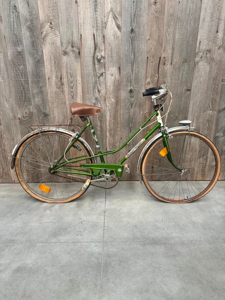 Mooie vintage MOTOBECANE fiets onderdelen / te restaureren, Ophalen, Gebruikt, Oldtimer
