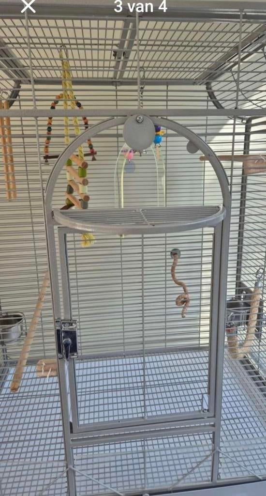 Cage à oiseaux Montana Madeira | gris platine, Animaux & Accessoires, Oiseaux | Cages & Volières, Enlèvement, Cage à oiseaux