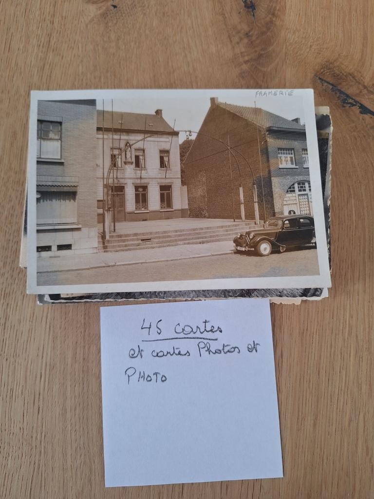 45 cartes postales ancienne et photos cartes., Collections, Enlèvement ou Envoi