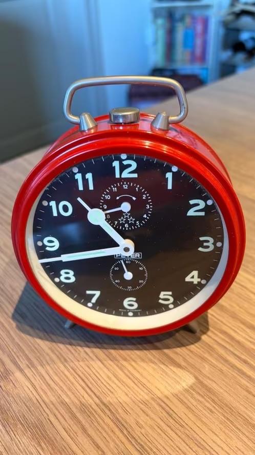 Horloge/réveil vintage PETER, Enlèvement
