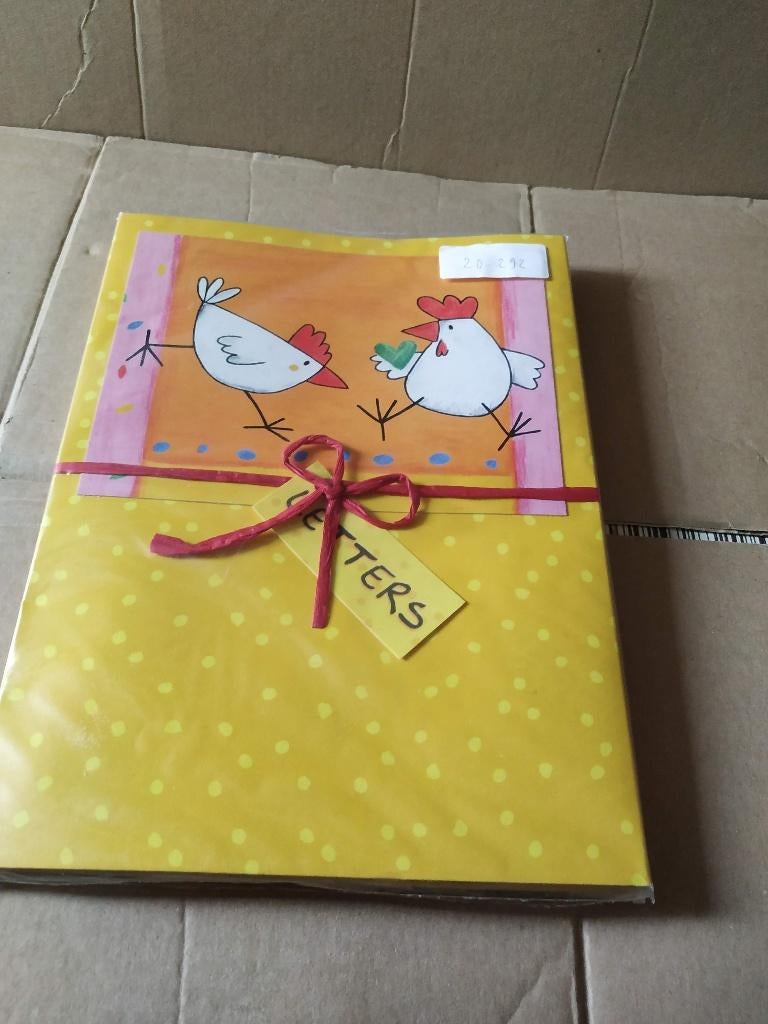 nieuw pak fantasie briefpapier20x kaartje3x envelop assortie, Enlèvement ou Envoi, Neuf