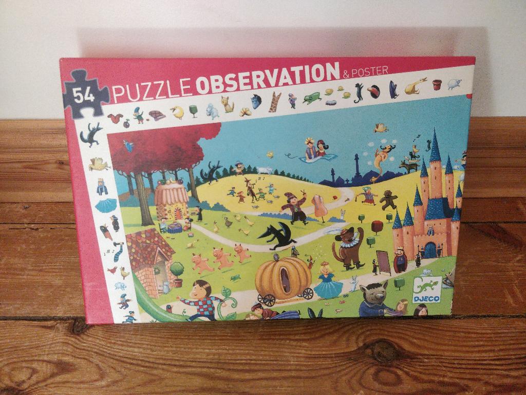 Djeco puzzel van 54 stukjes, Kinderen en Baby's, Speelgoed | Kinderpuzzels, Gebruikt, Meer dan 50 stukjes, Ophalen