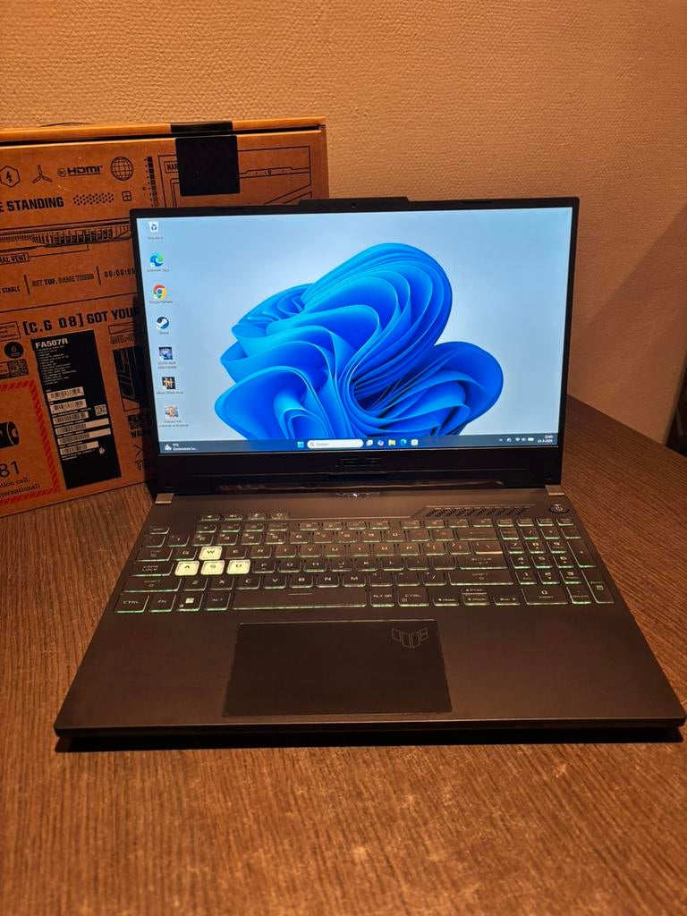 ASUS TUF Gaming A15 – RTX 3070 Ti | 16GB DDR5 | 512GB SSD, Enlèvement, Comme neuf, Gaming, SSD