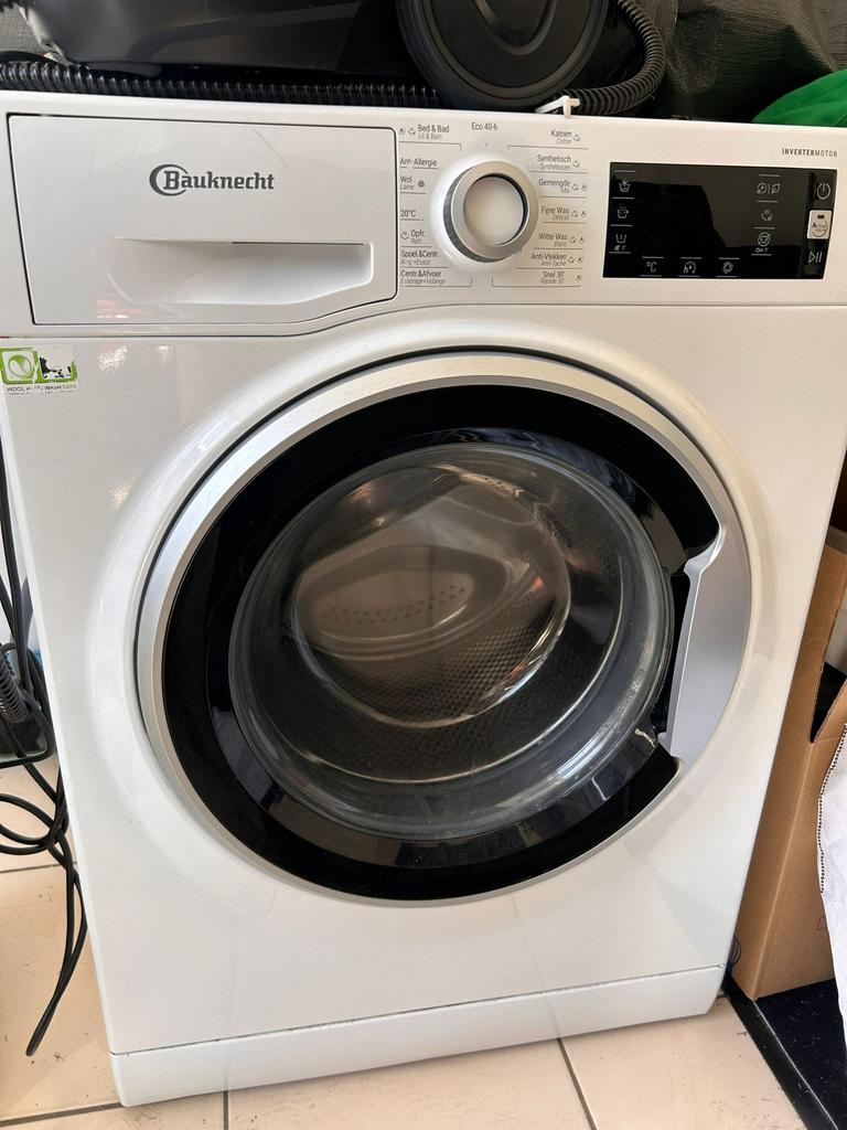 Bauknecht wasmachine 9 kg, Ophalen, Zo goed als nieuw