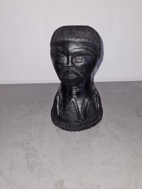 Buste in ebbenhout, Ophalen of Verzenden