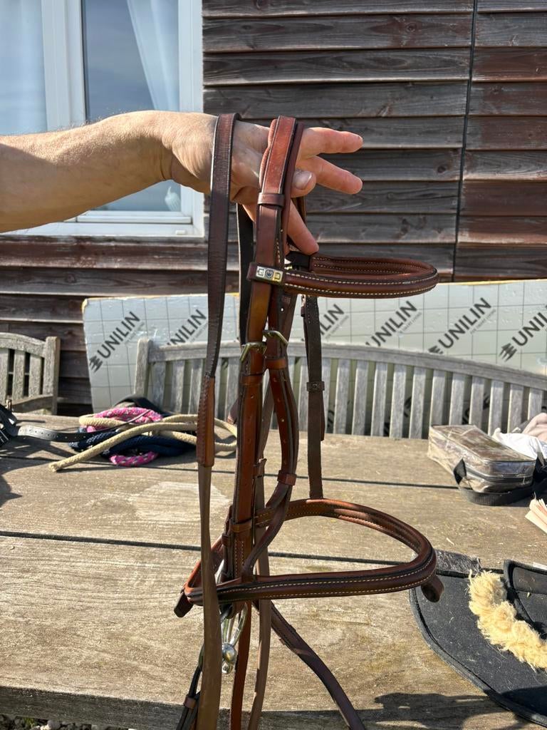 2x hoofdstellen Stübben C/D pony, Dieren en Toebehoren, Ophalen of Verzenden, Zo goed als nieuw