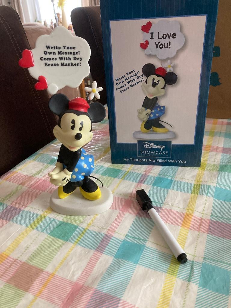 Precious Moments My Thoughts are Filled with You - Minnie, Verzamelen, Disney, Ophalen of Verzenden, Mickey Mouse, Nieuw, Beeldje of Figuurtje