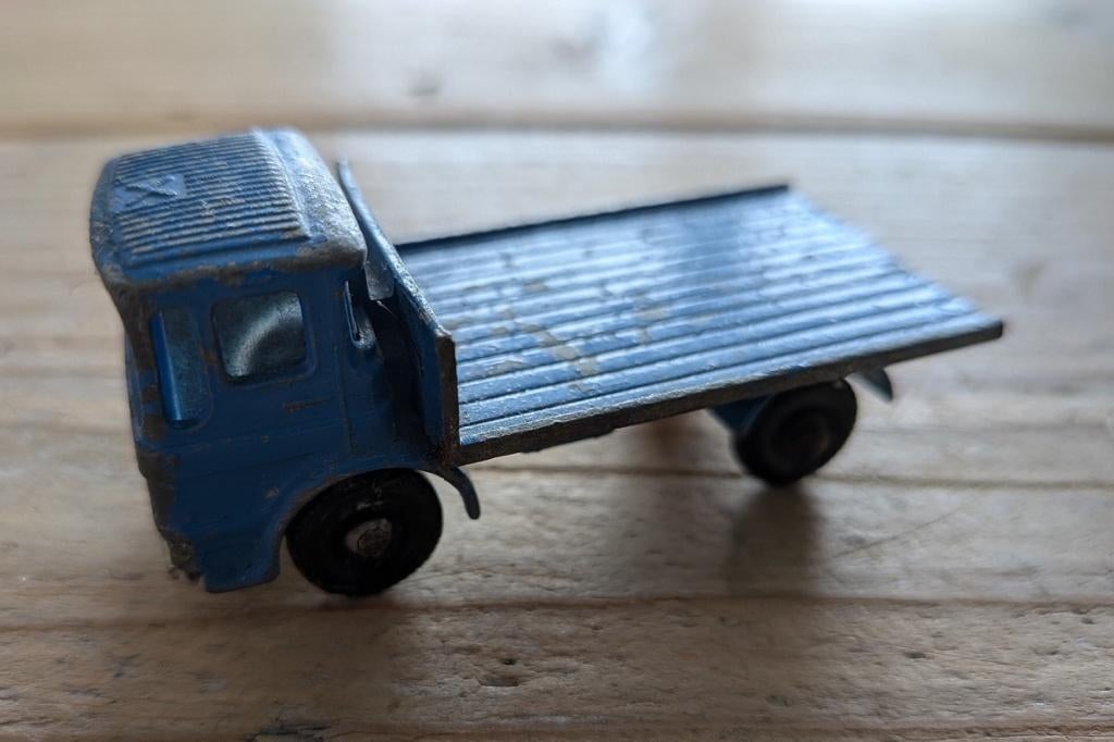Vintage Lesney Matchbox Series #60 Site Hut Truck, Ophalen of Verzenden, Gebruikt, Auto