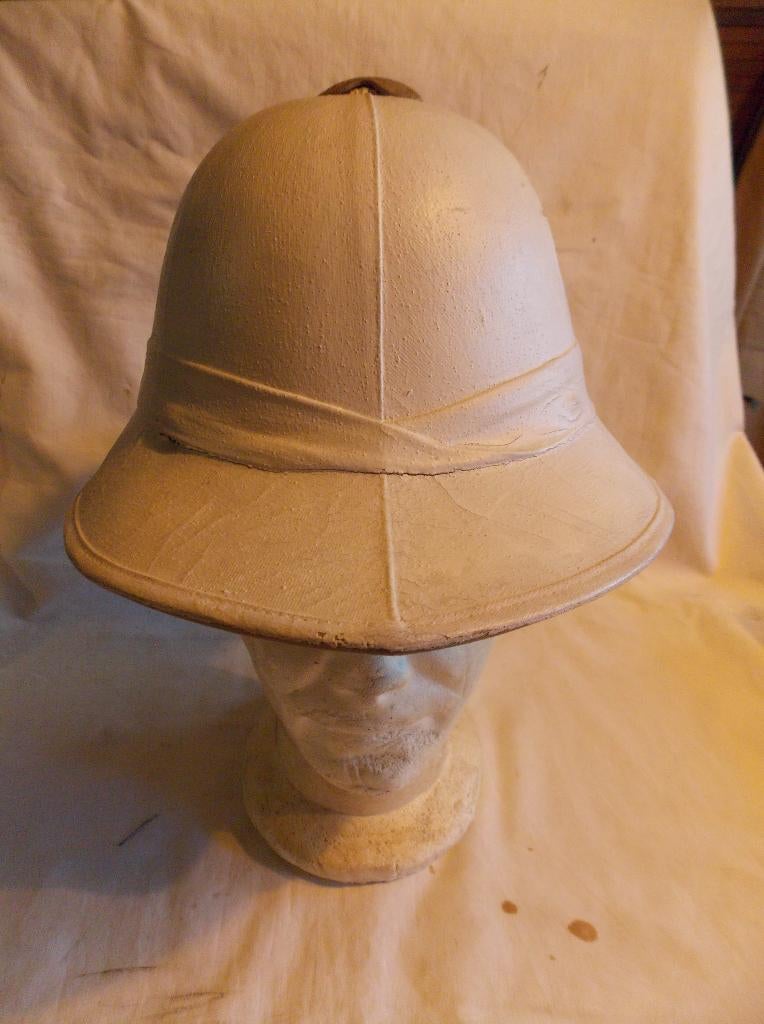 Casque tropical anglais de la Seconde Guerre mondiale, Collections, Enlèvement ou Envoi, Armée de terre, Casque ou Béret