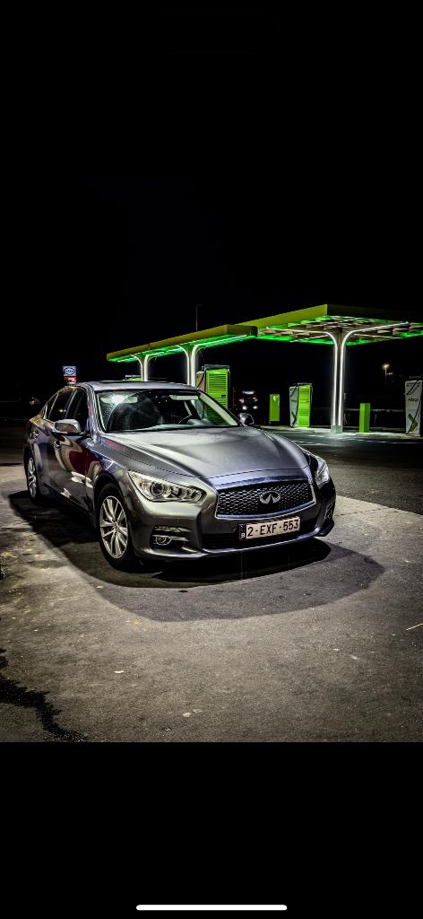 Infinity Q50, Auto's, Infiniti, Automaat, Achterwielaandrijving, Zwart, Leder