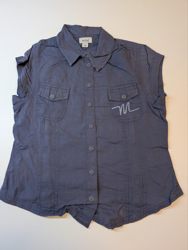 Chemise bleue à manches courtes Mila pour fille de 8 ans, Enfants & Bébés, Vêtements enfant | Taille 128, Enlèvement ou Envoi