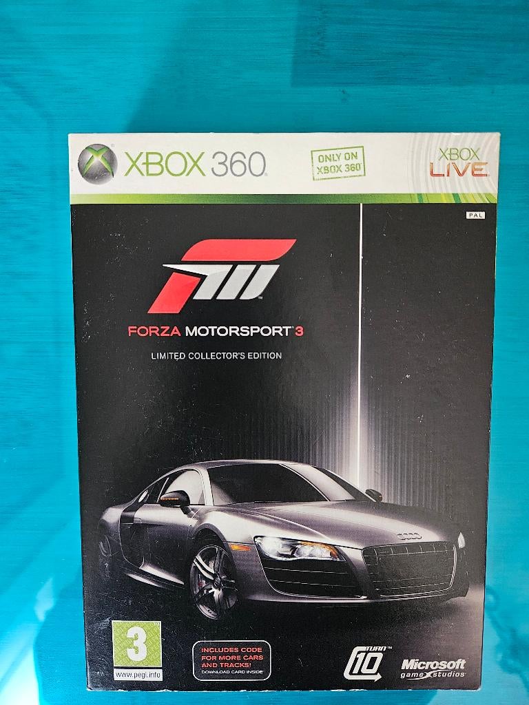 Forza Motorsport 3 Limited Collector's Edition, Games en Spelcomputers, Online, Gebruikt, 1 speler, Racen en Vliegen