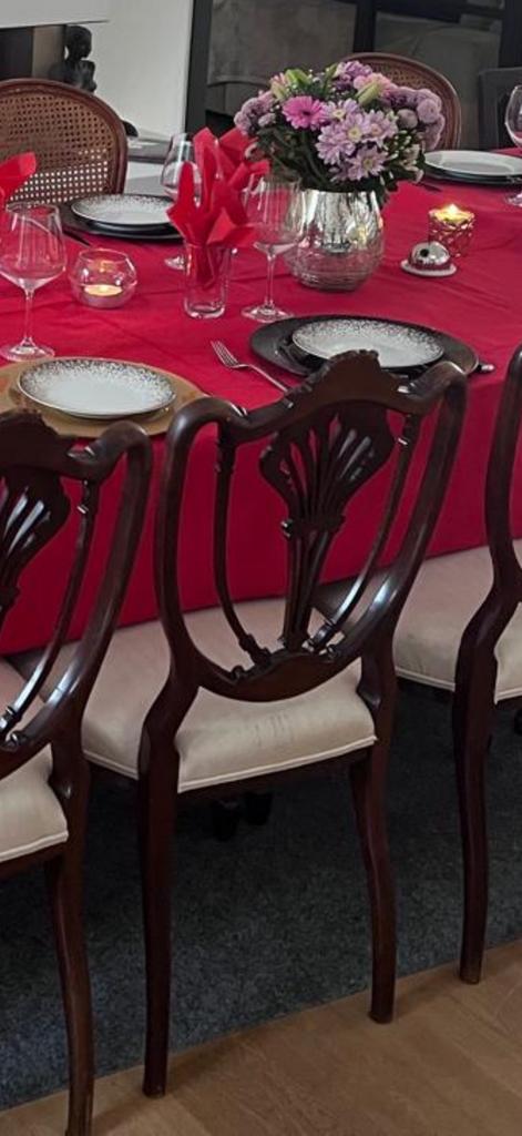 Chaises style anglais, Enlèvement, Comme neuf, Tissus, Anglai