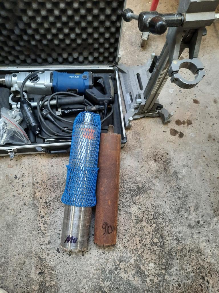 Carat A-2211 boormachine 2200 W incl carat boor statief S180, Bricolage & Construction, Enlèvement, Perceuse