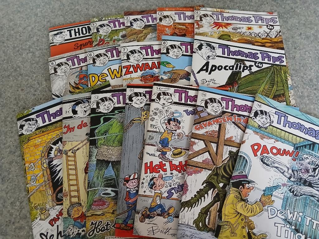 Pips Thomas uitgeverij 9e Kunst compleet, Livres, Enlèvement ou Envoi