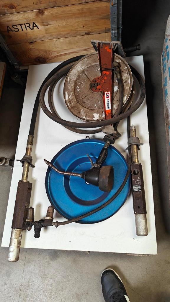 olie pompsysteem voor onderhoud met haspel, teller, Auto diversen, Autogereedschap, Ophalen