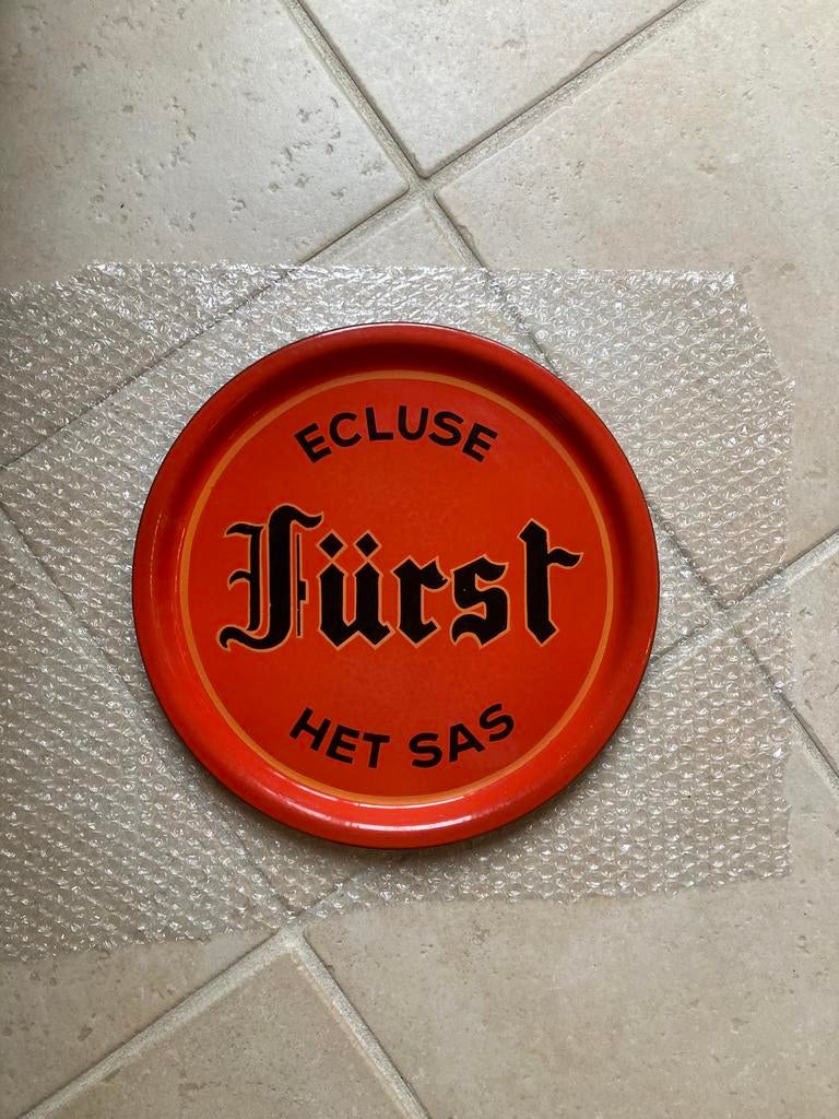 Oude emaille plateau Furst het SAS, Ophalen of Verzenden